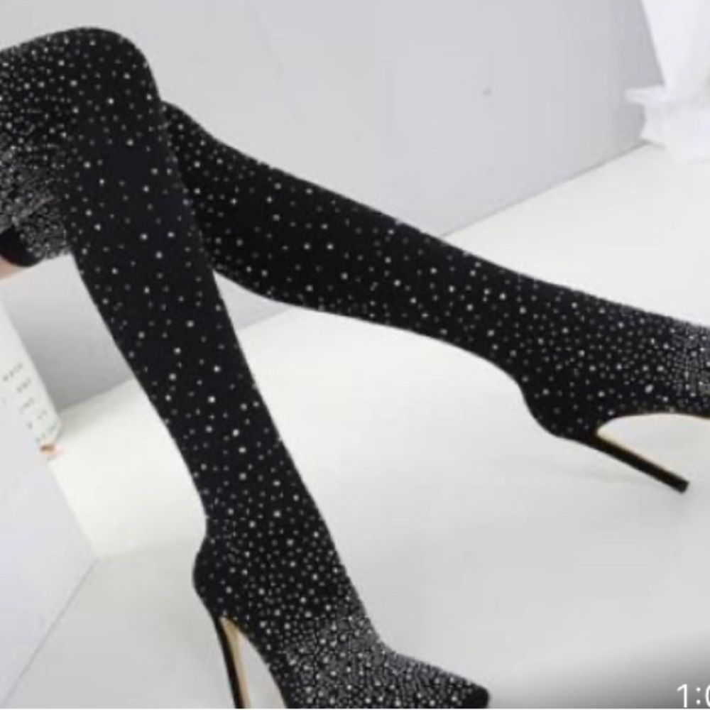 Black Diamond sock heels